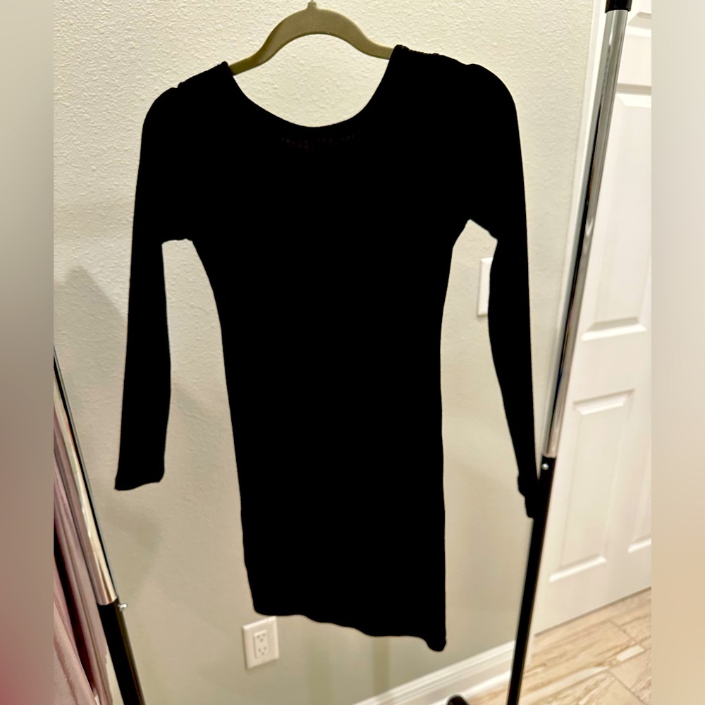 Forever 21 black knit dress (can wear forward or backwards)